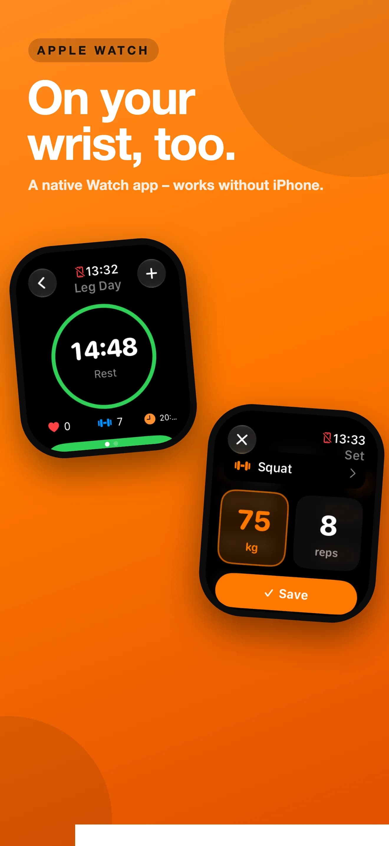 SetRepGo — On your wrist, too. (Vorschau-Screenshot)
